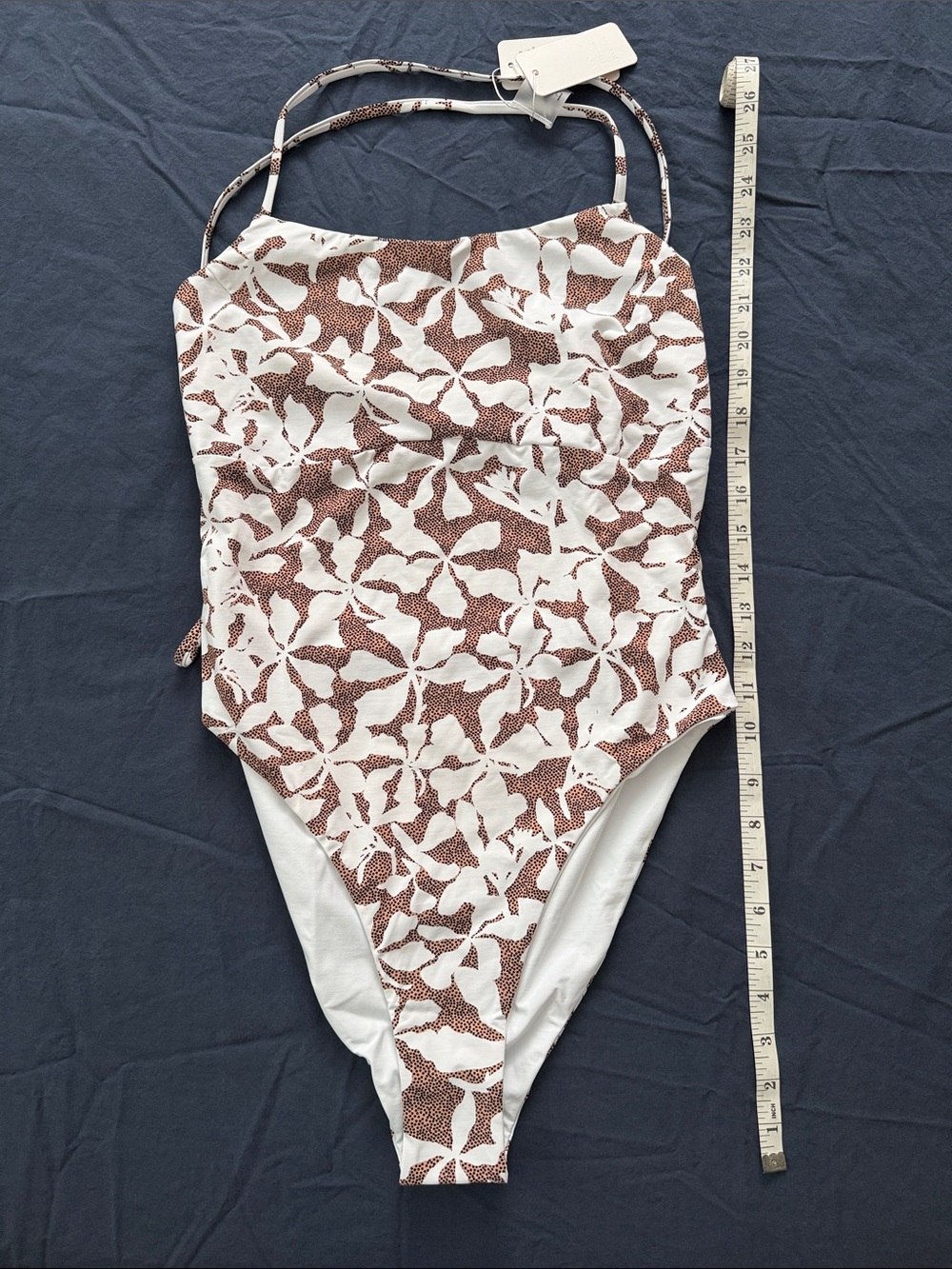 NWT Salted Tie Up One Piece in Oasis size Large